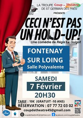 Théâtre "Ceci n'est pas un hold-up"