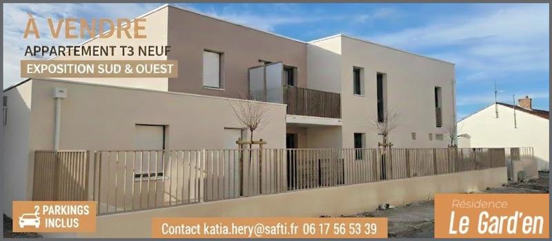 Appartement - 61 m² - 3 pièces