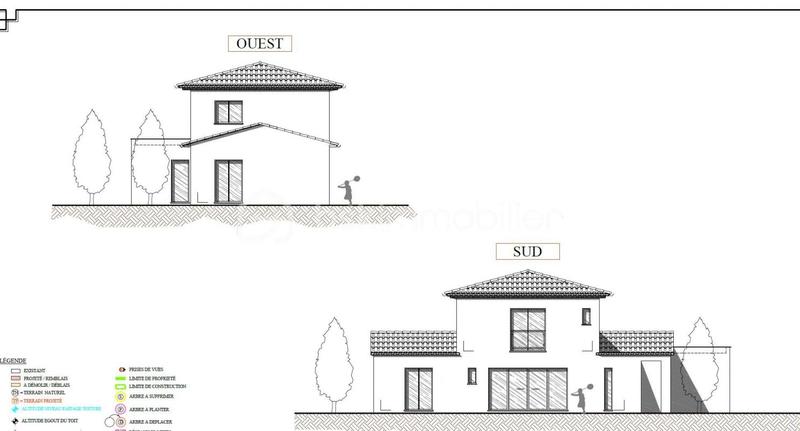 Terrain constructible - 1 800 m²