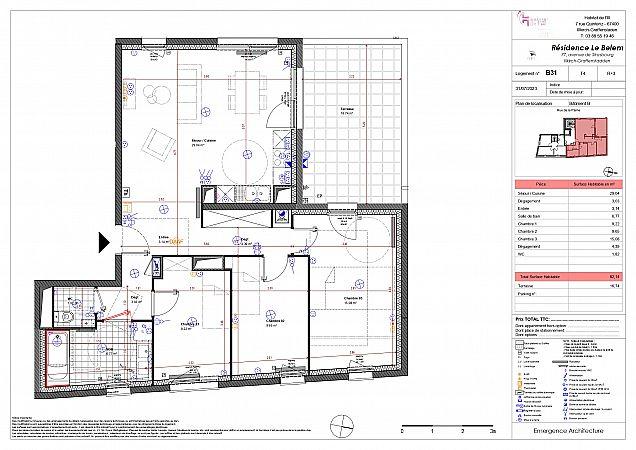 Appartement - 78 m² - 4 pièces