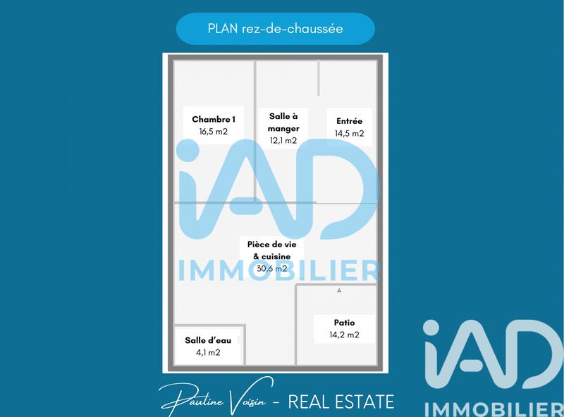 Maison de ville - 115 m² - 5 pièces