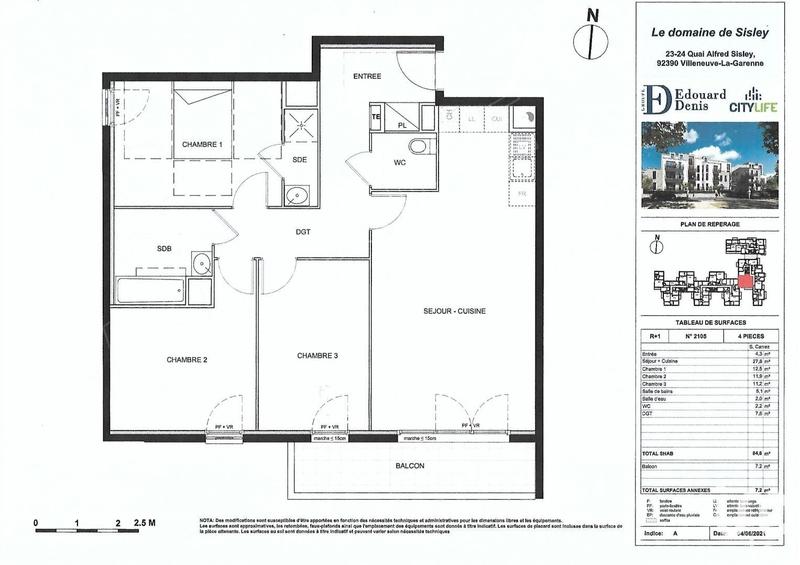 Appartement - 84 m² - 4 pièces