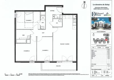 Appartement - 84 m² - 4 pièces