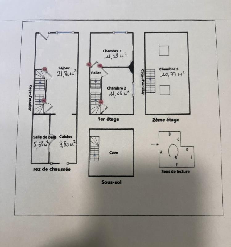 Maison - 69 m² - 4 pièces