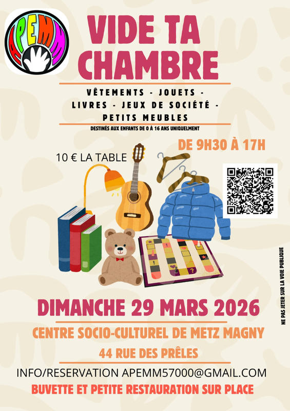 Vide-grenier, vide ta chambre