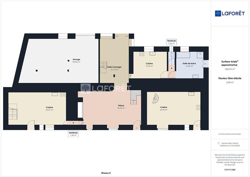 Maison ancienne - 220 m² - 12 pièces