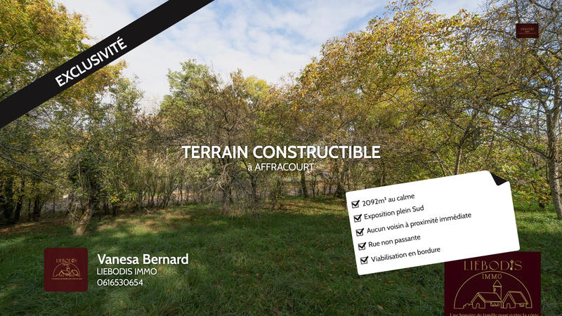 Terrain - 2 092 m²