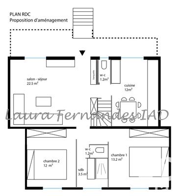 Maison - 110 m² - 5 pièces
