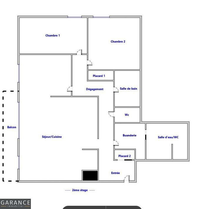 Appartement - 93 m² - 4 pièces