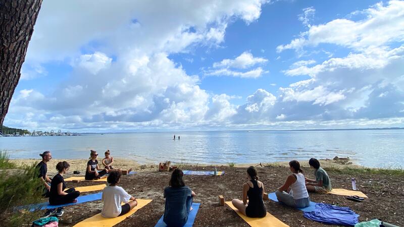 Stage yoga immersion en plein air