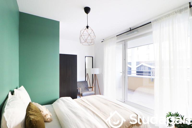 Chambre - 11 m² - 1 pièce