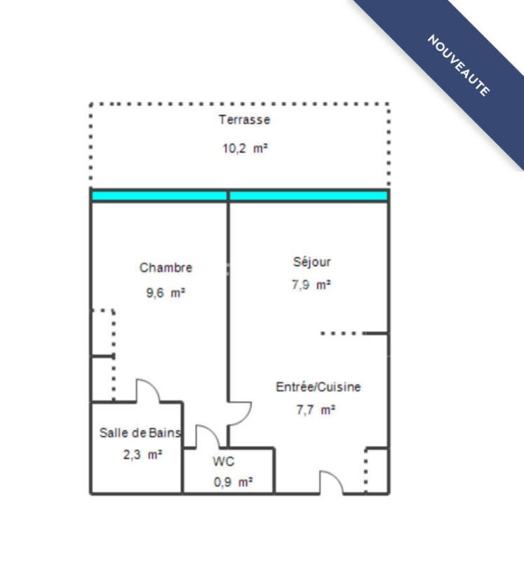 Appartement - 29 m² - 2 pièces