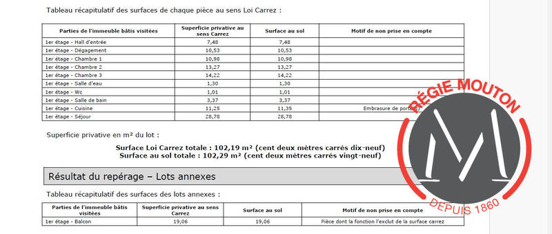 Appartement - 102 m² - 4 pièces
