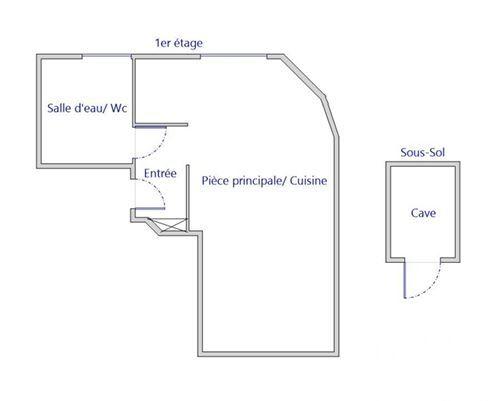 Appartement - 17 m² - 1 pièce