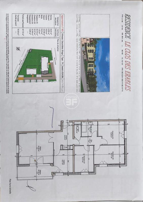 Appartement - 88 m² - 4 pièces