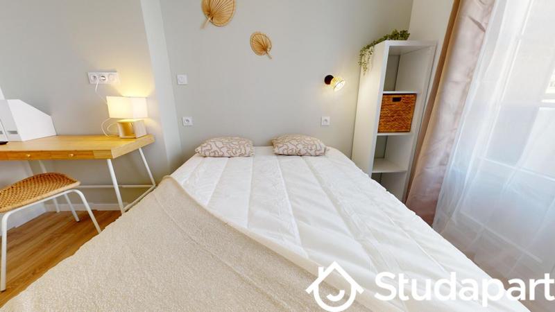 Chambre - 9 m² - 1 pièce