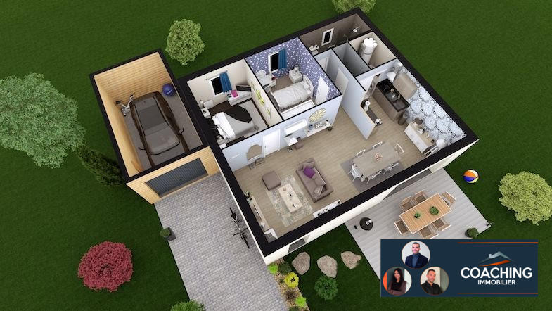 Maison - 70 m² - 5 pièces