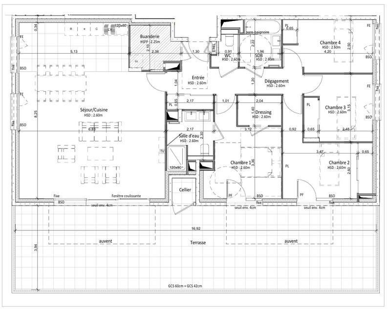 Appartement - 127 m² - 5 pièces