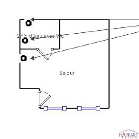Appartement - 20 m² - 1 pièce
