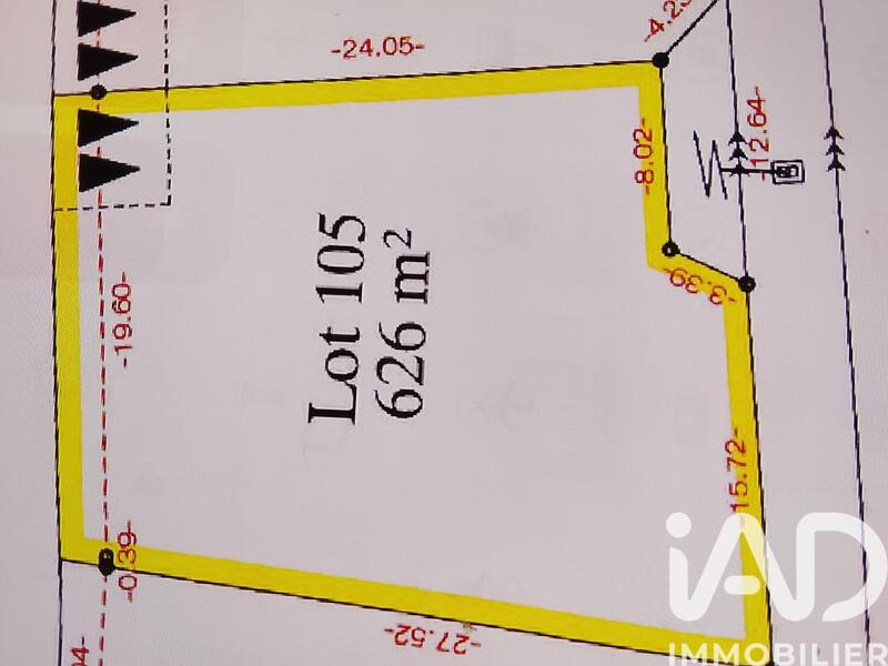 Terrain - 626 m²
