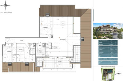 Appartement - 149 m² - 4 pièces