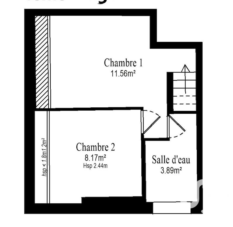Duplex - 49 m² - 2 pièces