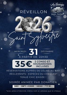 Soirée du Nouvel An 2026 - au Garage