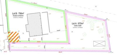 Terrain - 670 m²