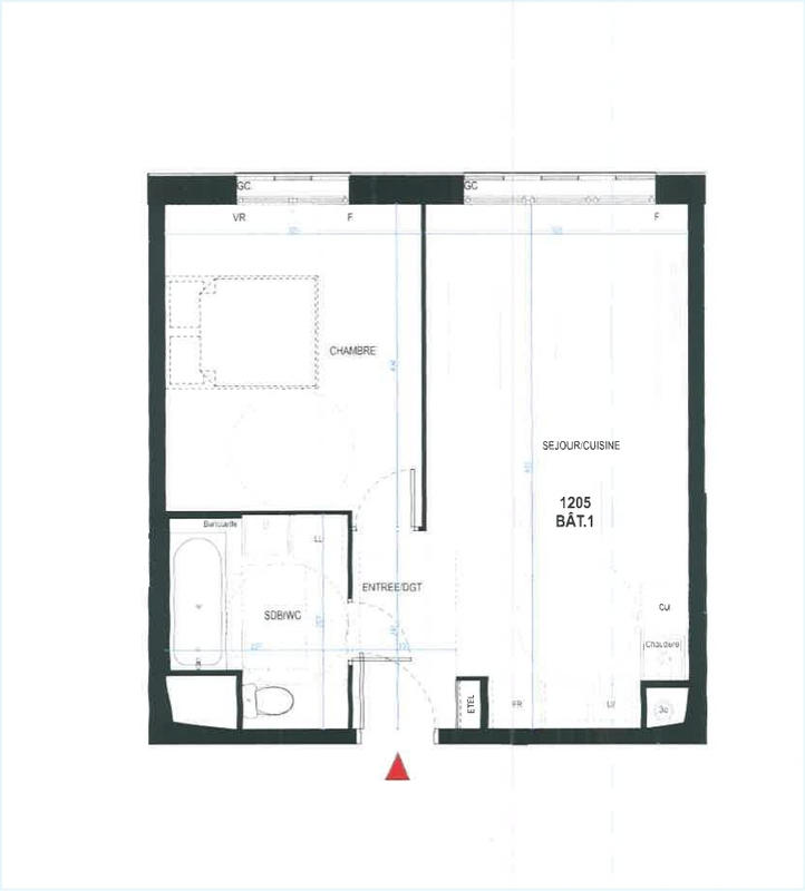 Appartement - 41 m² - 2 pièces