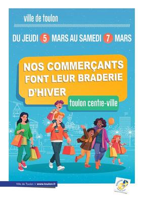 Braderie d'hiver des commerçants du centre-ville