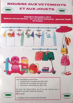Bourse aux vêtements et aux jouets