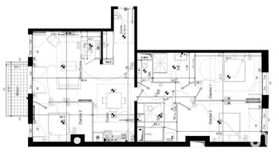 Appartement - 93 m² - 4 pièces