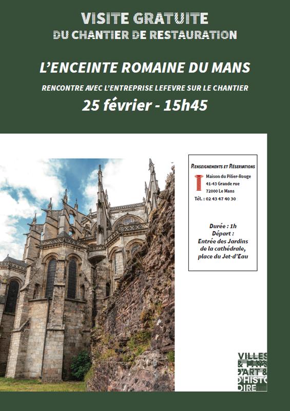 L'enceinte romaine : Rencontre avec l'entreprise Lefèvre sur le chantier