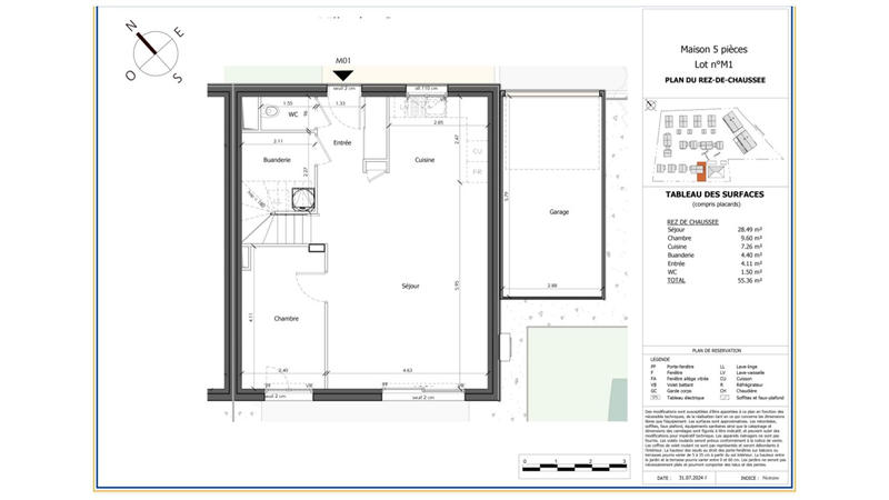 Maison - 109 m² - 5 pièces
