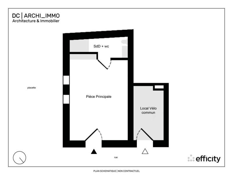 Appartement - 22 m² - 1 pièce