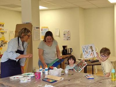 Atelier Expression Artistique Parents-Enfants avec Karin Meilhan