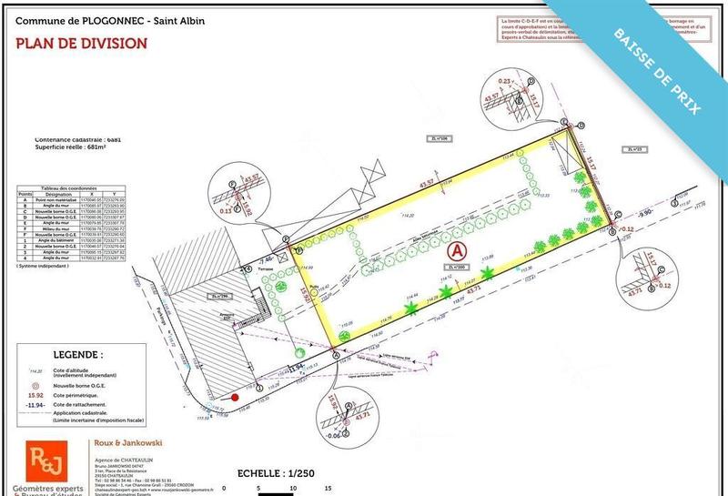 Terrain constructible - 681 m²