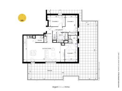 Appartement - 97 m² - 4 pièces