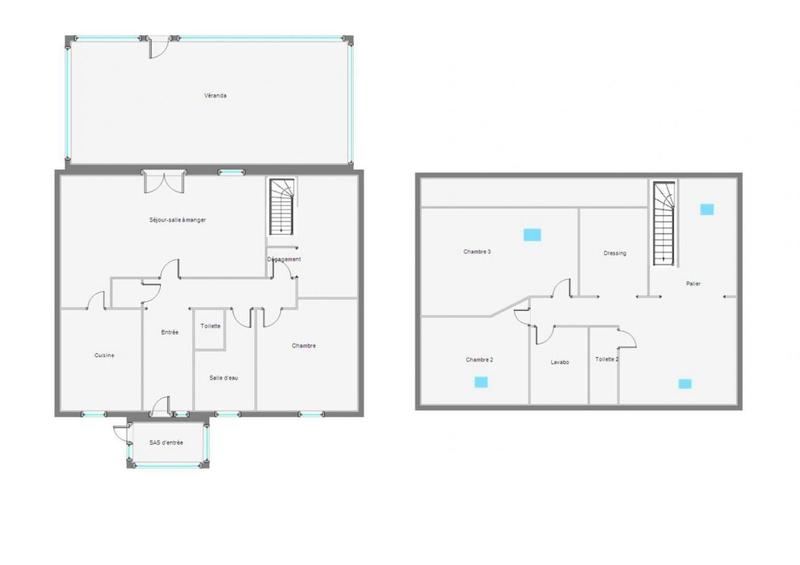 Maison - 100 m² - 4 pièces