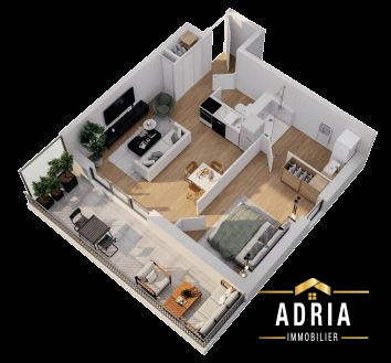 Appartement - 16 m² - 1 pièce