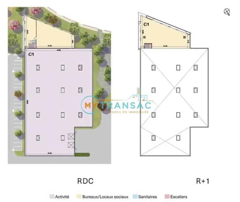 Local d'activités - 493 m²