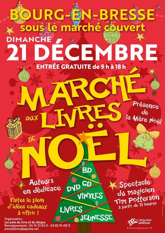Marché aux livres de noël