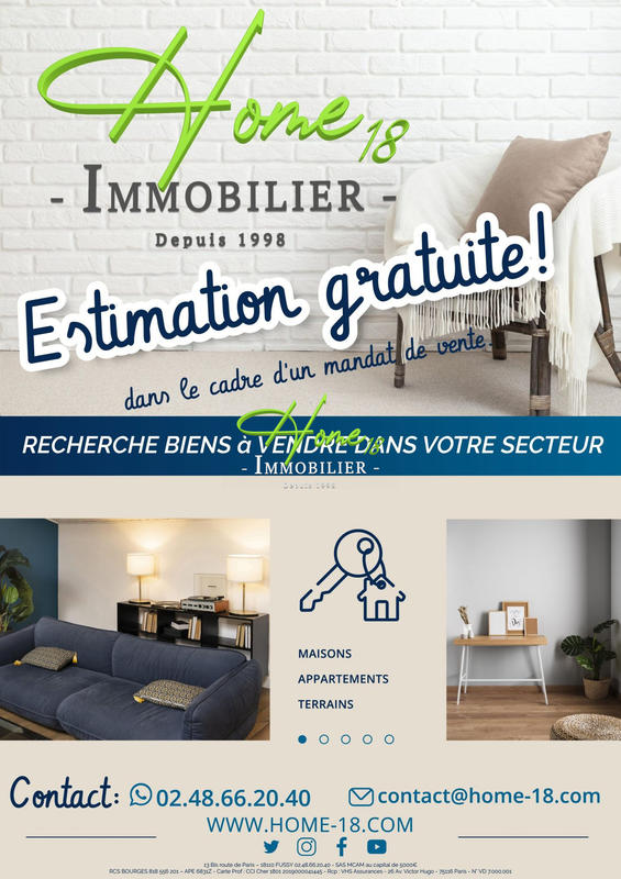 Maison ancienne - 64 m² - 3 pièces