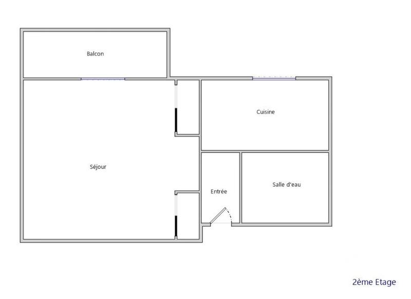 Appartement - 29 m² - 1 pièce