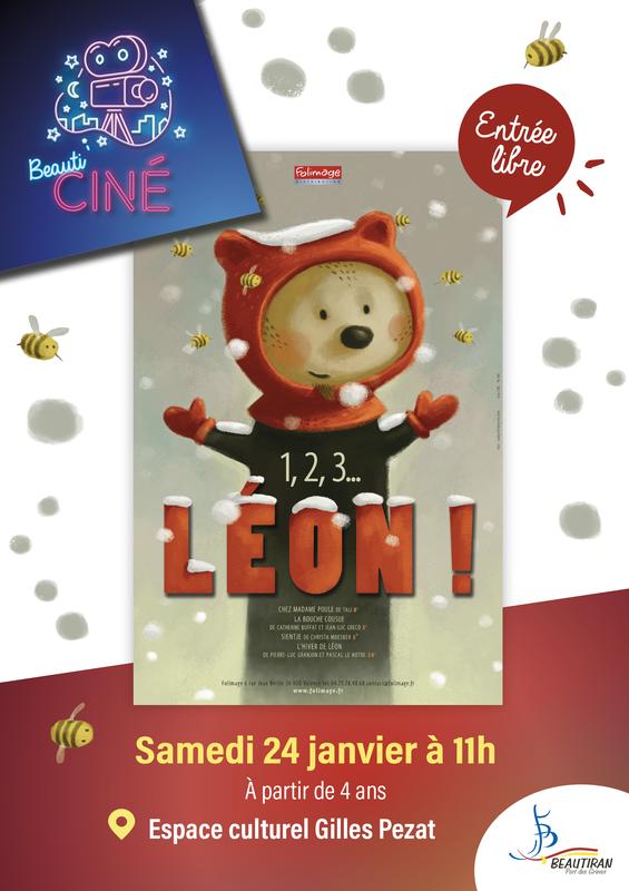 BeautiCiné - Projection Jeune Public du film "1, 2, 3… Léon !"