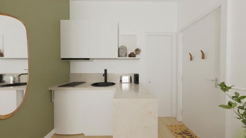 Appartement ancien - 20 m² - 1 pièce