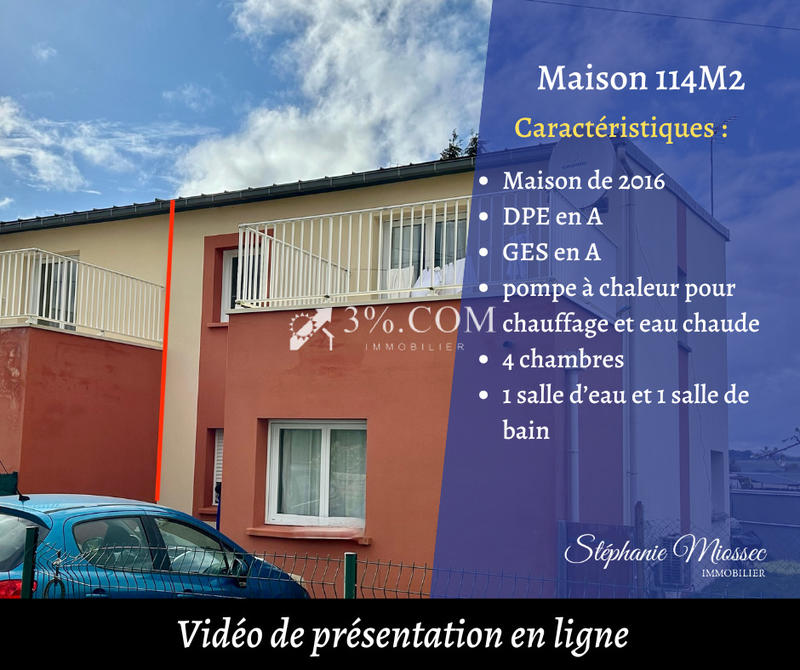 Maison - 114 m² - 5 pièces