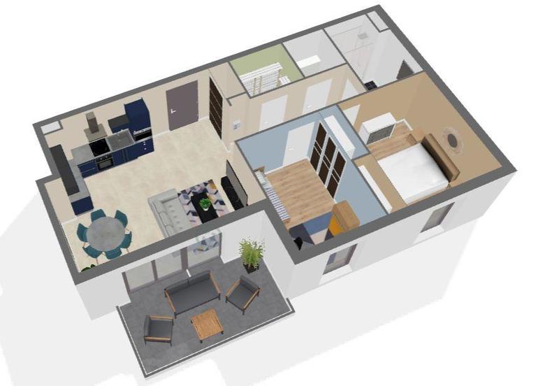 Appartement - 68 m² - 3 pièces