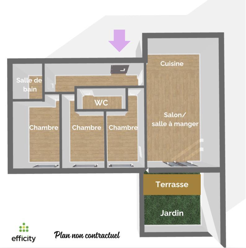 Appartement - 79 m² - 4 pièces