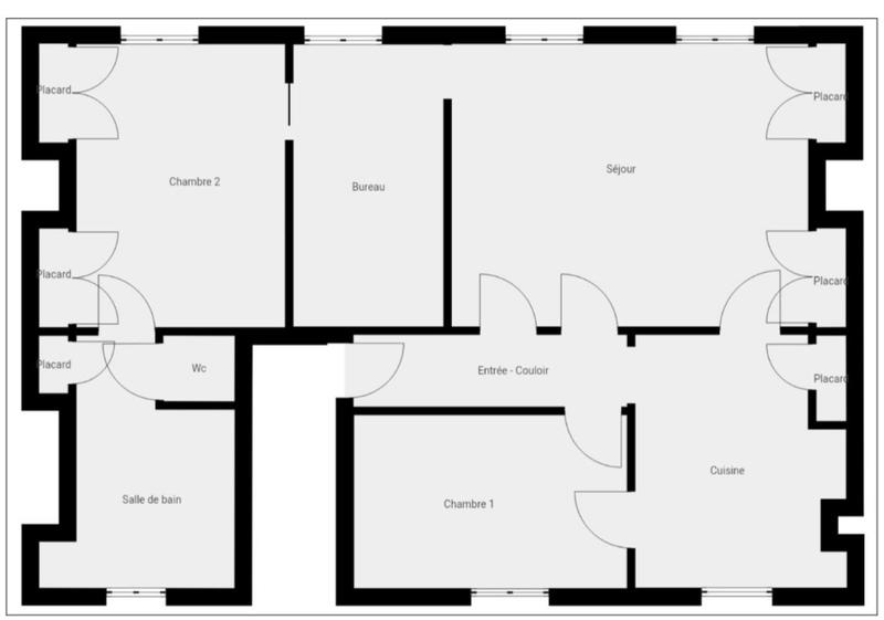 Appartement - 75 m² - 3 pièces